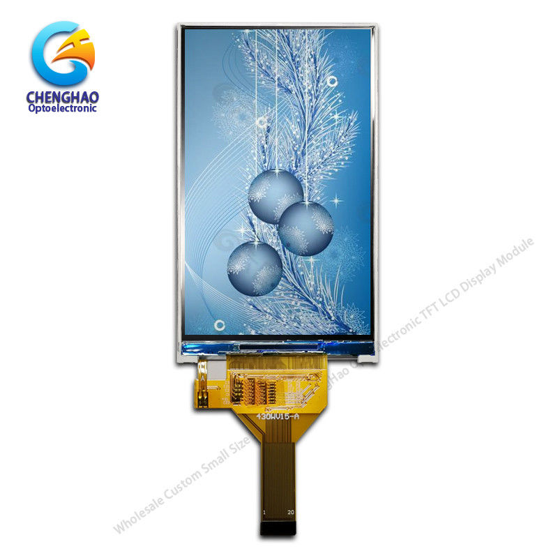 4.3" Mipi TFT LCD Module 350cd/m2 480*800 ISO9001 Lcd Panel Ips
