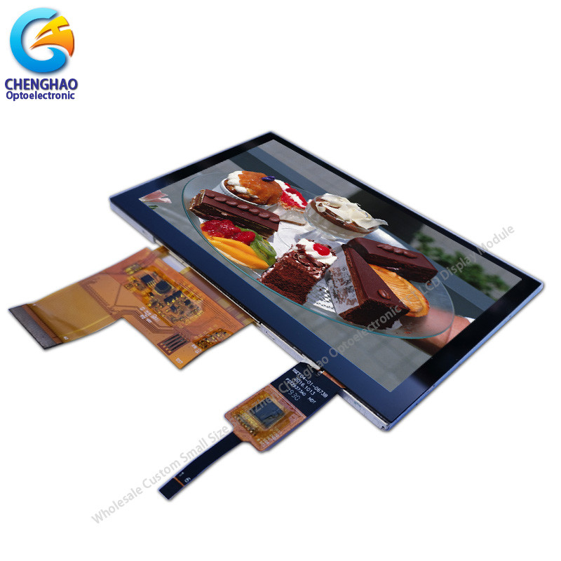 5inch βιομηχανική χωρητική επίδειξη οθόνης αφής 800*480 TFT LCD