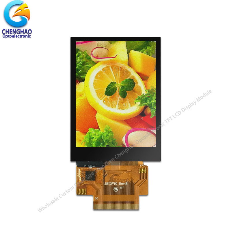 2.8» πολυ RGB TFT LCD οθόνης αφής αφής χωρητική 240x320 ενότητα σημείων SPI