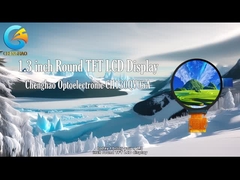 LCD κατασκευαστής Προσαρμοσμένη υψηλής φωτεινότητας IPS TFT μικρού μεγέθους στρογγυλή οθόνη LCD