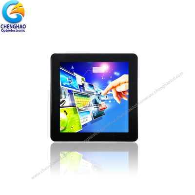 3.95 ίντσες τετραγωνική οθόνη αφής 24 bit RGB All Black Effect 480X480 TFT LCD Panel