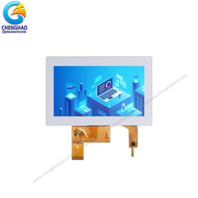800*480 TFT LCD χωρητική οθόνη αφής 7 ιντσών με 40 πιν RGB διεπαφή