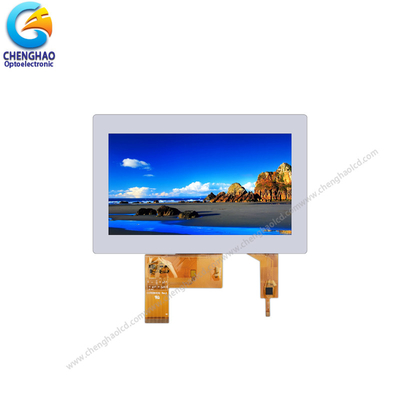 800x480 Ανάλυση Μικρή οθόνη αφής LCD 7,0 ίντσες 24 bit Παράλληλη διεπαφή RGB