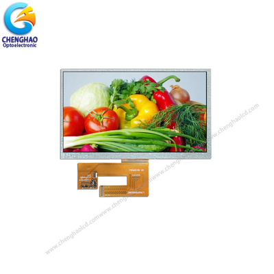 Αντί λάμψης 7 ιντσών οθόνη LCD πλήρης γωνίας προβολής χρώμα RGB πίνακα TFT με LVDS