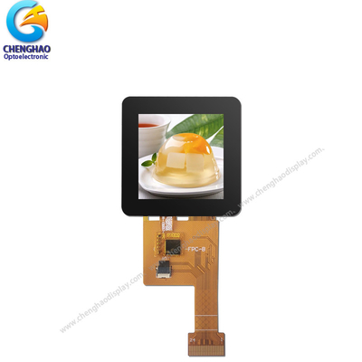 RGB 320x320 Μικρή οθόνη αφής LCD 1,54 ίντσες με 4 γραμμές 8 bit SPI διεπαφή