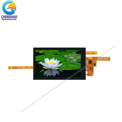 480x800 Dots TFT LCD Συγκινητική οθόνη αφής 4,3 ′′ 25Pin MIPI Διασύνδεση 350 Cd/M2