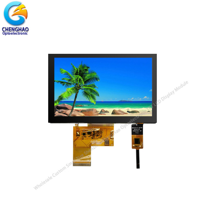 5.0 ίντσες χρωματική οθόνη 800x480 40pin TFT LCD χωρητική οθόνη αφής