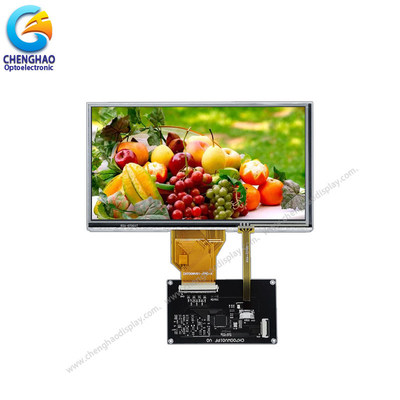 Οθόνη αφής 7 ενότητα επίδειξης ίντσας 800*480 LCD με την ανθεκτική επιτροπή αφής