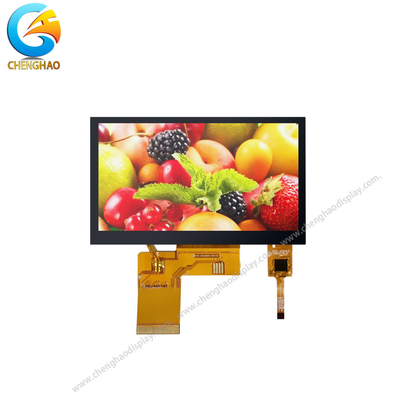 Διάταξη μικρής χωρητικότητας LCD 40pin CTP 4,3 ιντσών TFT LCD