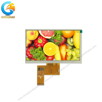 800x480 ψήφισμα 7 παράλληλη RGB διεπαφή επίδειξης 24bit ίντσας TFT LCD