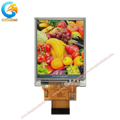 Προσαρμοσμένη 200~2000 Cd/m2 Luminance LCD οθόνη αφής 1,8 ιντσών 128x160 pixels