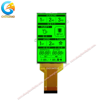 50 μονοχρωματική LCD επιτροπή FPC 1/4 δασμός 1/3 καρφιτσών προκατειλημμένη μέθοδος Drive με πράσινο Backlight