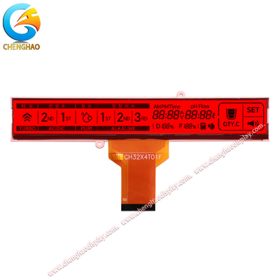 Διαφλαστική μονοχρωματική οθόνη LCD TN 4.8V λειτουργική τάση με κόκκινο φως