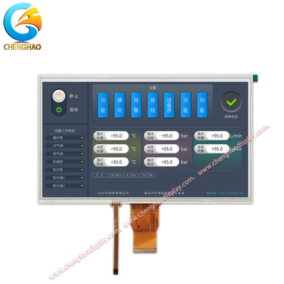Tft 1500cd/M2 Υψηλή φωτεινότητα Μοντέλο οθόνης LCD 10,1 ίντσες 80/80/80/80 Γωνία προβολής