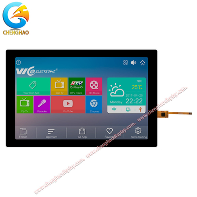 10.1 ιντσών βιομηχανική μονάδα LCD 80/80/80/80 Όλες οι γωνίες θέασης με I2C Touch