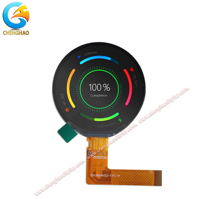 1.8 ιντσών IPS TFT LCD οθόνη οθόνης 360*360 ανάλυσης Μοδούλα διεπαφής SPI/MCU/RGB