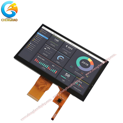 Μονάδα LCD 7 ιντσών με ανάλυση 1024x600 με υποστήριξη πίνακα αφής και διεπαφή οθόνης RGB