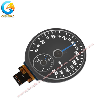 720x720 κυκλική οθόνη LCD SPI RGB πολλαπλή διεπαφή 40 πιν 4 ιντσών χρωματική οθόνη Tft