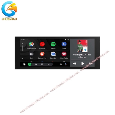 Υψηλή φωτεινότητα 6,86 ίντσες Widescreen TFT οθόνη 1280x480 Dots 40pins Διασύνδεση Mipi