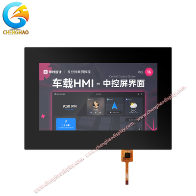 Βιομηχανική οθόνη TFT LCD χωρητική οθόνη αφής 1024x600 σημεία 7 ιντσών 16M χρωματική μονάδα TFT