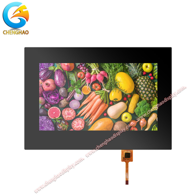 Υψηλής φωτεινότητας Μοντέλο οθόνης LCD 7 ιντσών 1024 600 χρώμα Tft με χωρητική αφής