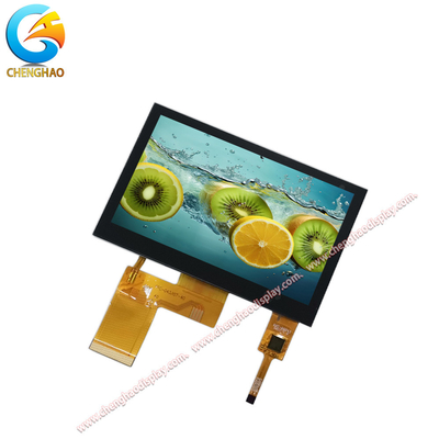 480x272 Ανάλυση 4.3 ιντσών Μοντέλο οθόνης LCD TFT Ηλιακή οθόνη αφής Καθημερινά μαύρη λειτουργία οθόνης Ανώτατο εύρος θερμοκρασίας