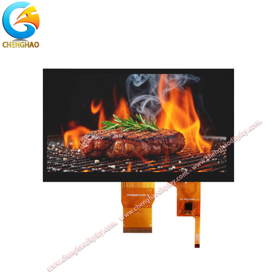 7 ιντσών Ηλιακή διάγνωση Εικονική οθόνη 1024x600 Pixels TFT Lcd Μονάδα