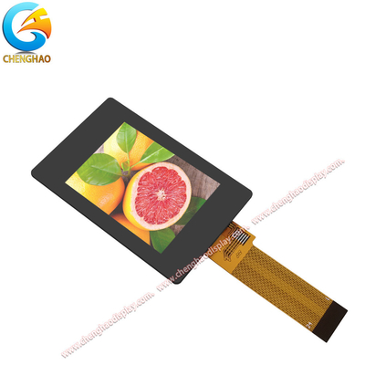 240*320 Spi Lcd Module 24pin 2 ιντσών IPS TFT οθόνη με μαύρο κάλυμμα γυαλιού