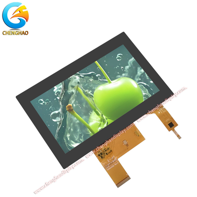 7 ιντσών RGB TFT LCD οθόνη 40pin RGB διεπαφή με 800 * 480 pixels