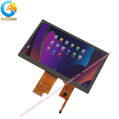 Οθόνη υγρών κρυστάλλων 1024x600, Φωτεινότητα 300cd/m2, 7 ιντσών, με χωρητική αφή