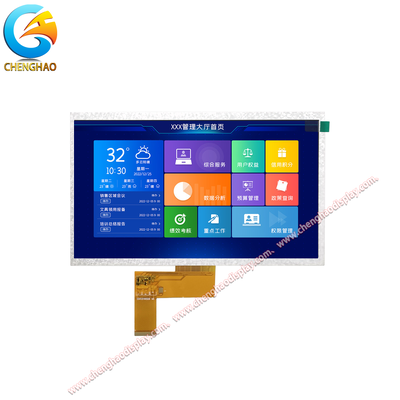 10.1 Μοντέλο οθόνης LCD TFT 1024x600 ιντσών με διεπαφή RGB - 400 cd/m2 βιομηχανική οθόνη LCD