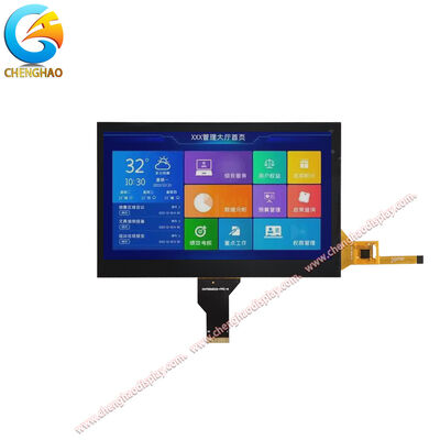 7 ιντσών IPS TFT LCD οθόνη 1024x600 MIPI χωρητικό άγγιγμα για βιομηχανικό HMI