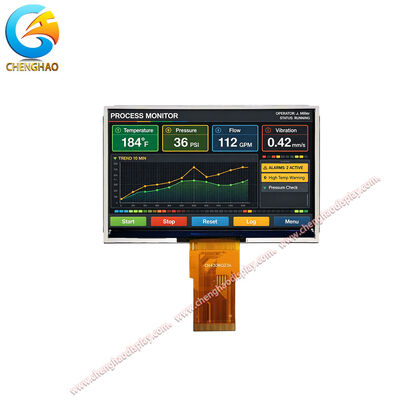 4.3 ίντσες IPS TFT LCD οθόνη 480x272 SPI QSPI MCU για βιομηχανικό HMI