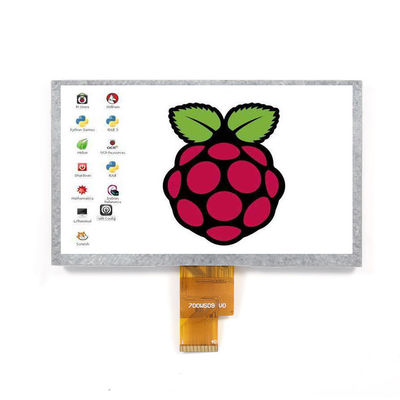 7 ιντσών MIPI Interface Βιομηχανικές οθόνες οθόνης LCD Συνήθως μαύρες