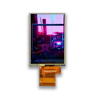 SPI 3,5 ιντσών RTP 280cd/m2 Αντίστοιχη οθόνη LCD 16 18 Bits