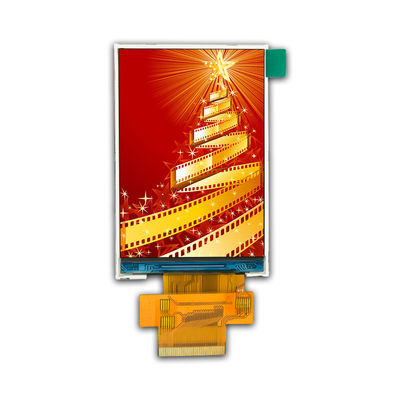 16 18 Bit MCU SPI Μοντέλο οθόνης LCD 300cd/m2 ROHS 3,5 ίντσες