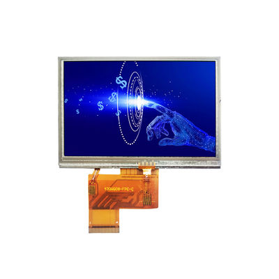 250nit 480x272 Αντίσταση LCD οθόνη RGB 40 Pin 4,3 ίντσες