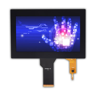 I2c Ctp 50 Pin TFT LCD Ηλιακή οθόνη αφής Λευκή LED 24 Bit Rgb