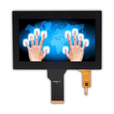 7in 24 Bit RGB TFT LCD Monitor Πραγματικά χρώμα Rohs 200cd/m2