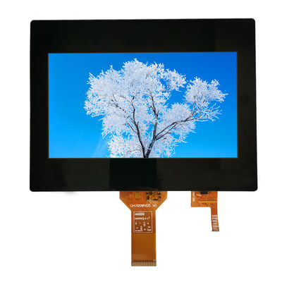 800×480 FPC I2c Ctp Μονάδα οθόνης LCD 850cd/M2 Μονάδα οθόνης LCD 7''