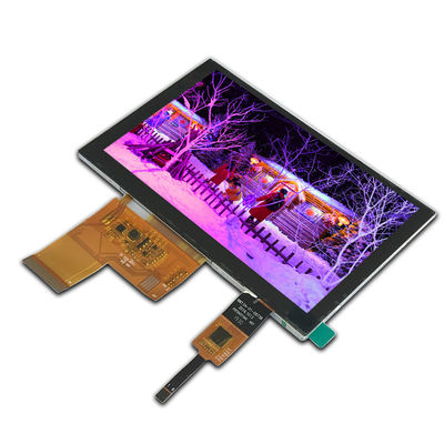 5 ιντσών CTP Iso9001 Μοντέλο οθόνης αφής LCD 800x480 24 bits RGB