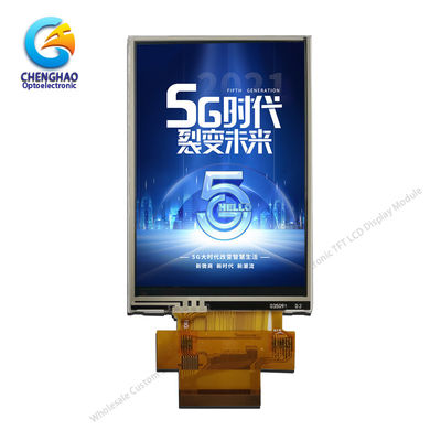 Mcu Spi 3.5in Tft LCD οθόνη 280cd/m2 Dot Matrix Tft οθόνη