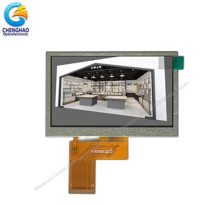 4.3inch 300Nits Χρωματική οθόνη TFT LCD οθόνης οθόνης