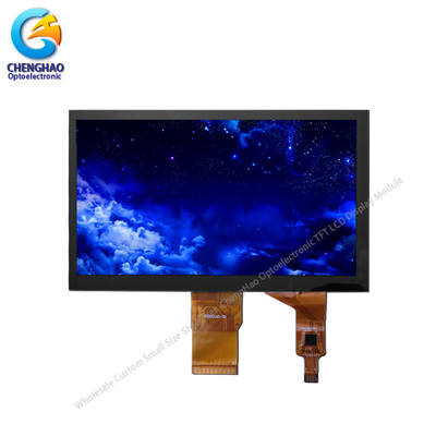 7 ιντσών TFT LCD χωρητική οθόνη αφής 24 bit Παράλληλη διεπαφή RGB