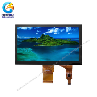 7 ιντσών 800x480 βιομηχανική οθόνη αφής οθόνη 250 cd/m2 χωρητικό πάνελ