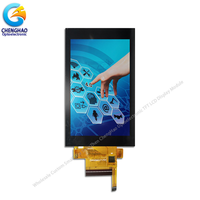 4.3 ιντσών TFT NT35510 480*800 Μικρή οθόνη αφής LCD για μηχανή POS