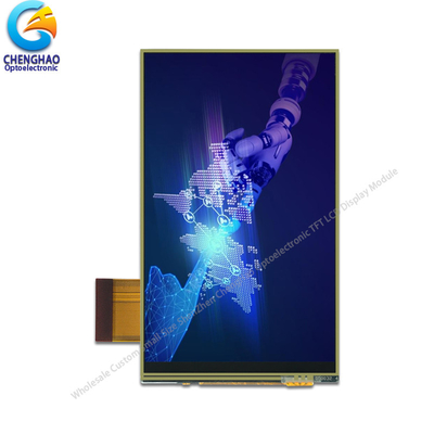 SPI Βιομηχανική οθόνη οθόνης LCD Μεταδοτική 24 Bit RGB 300cd/m2
