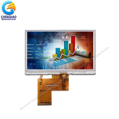 230cd/M2 FPC Αντίσταση LCD οθόνη 4.3 ιντσών 480x272 Thin Film Transistor Monitor