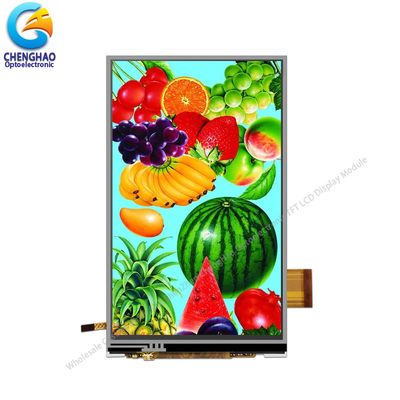 Μοντέλο οθόνης οθόνης αφής LCD αντίστασης 5 ιντσών 480x854 κουκίδες 400 νιτ