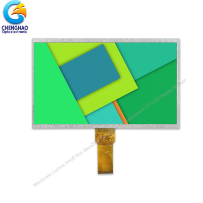 10.1 ίντσες Μικροχρωματική οθόνη LCD 1024x600 50 πιν RGB TFT LCD Μοντέλο